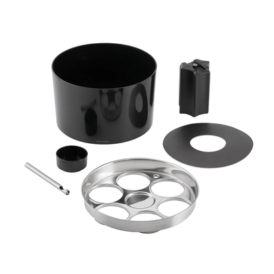 Konferenz Flaschenkühler, Ø 23 cm, H: 15 cm, schwarz, Kunststoff SAN, Edelstahl_2