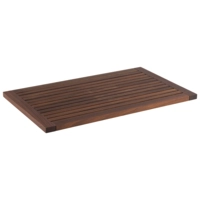 Schneidebrett für Brot, 58.5 x 35 cm, H: 2 cm  Walnuss geölt, passend zu Tablett 9085225