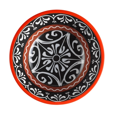 Schale Mango rot-schwarz, Ø 30 cm, H: 10.5cm, 3.0l _2