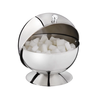 Sucrier avec couvercle à roule Ø 13.5 cm, H: 15 cm _3