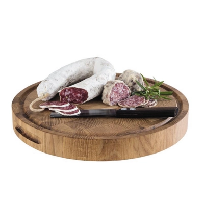 Profi Planche à buffet, chêne, Ø 33 cm, H: 4.5 cm _2
