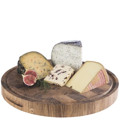 Profi Planche à buffet chêne, Ø 39 cm, H: 4.5 cm en bois chêne_2