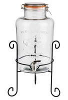 Getränkespender, Ø 27 cm H: 50.5 cm, 7 l Behälter aus Glas inkl. Gestell             _1