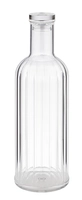 Flasche Stripes , Ø 9 cm H: 28.5 cm, 1 Lt MS, Silikon, transparent      _1