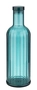 Flasche Stripes , Ø 9 cm H: 28.5 cm, 1 Lt MS, Silikon, türkis           