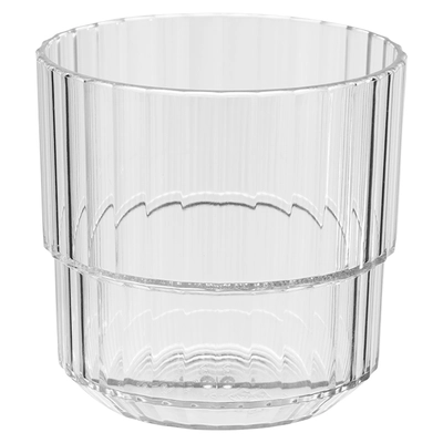 Trinkbecher Linea, transparent, 220 ml, stapelbar Ø 8.5 cm, H: 8 cm, Tritan_1