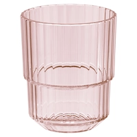 Trinkbecher Linea, pink, 150 ml, stapelbar Ø 6.5 cm, H: 8 cm, Tritan