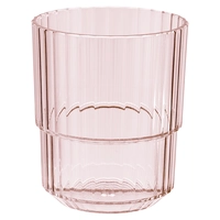 Trinkbecher Linea, pink, 300 ml, stapelbar Ø 8.5 cm, H: 10 cm, Tritan