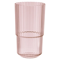 Trinkbecher Linea, pink, 500 ml, stapelbar Ø 8.5 cm, H: 15 cm, Tritan
