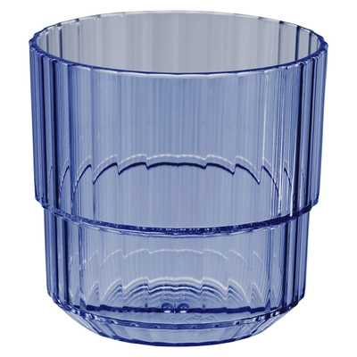 Gobelets Linea, bleu, 220 ml, empilable Ø 8.5 cm, H: 8 cm             _1