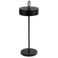 Lampe de table Cleo, Ø 12 cm, H: 30.5 cm, noir 