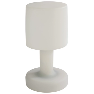Lampe de table Finn, Ø 13 cm, H: 25 cm, blanc, Polyethylen_1