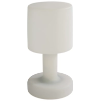 Lampe de table Finn, Ø 13 cm, H: 25 cm, blanc, Polyethylen