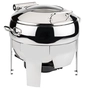 Chafing Dish rund, 48 x 42 cm, H: 39 cm, 11 L Edelstahl