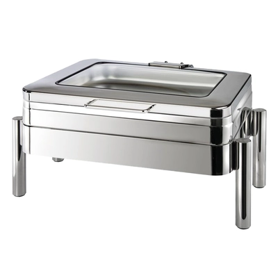 Premium Chafing Dish, CNS, GN 1/1 , 9 L, 66 x 47 cm, H: 34 cm 66 x 47 cm, H: 34 cm_1