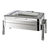 Premium Chafing Dish, CNS, GN 1/1 , 9 L, 66 x 47 cm, H: 34 cm