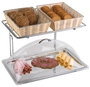 Buffetgestell Doppeldecker GN 1/1, 50 x 34 cm 2-teilig