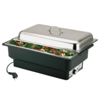 Eco Elektro Chafing Dish, mit Thermostat, 9 L, 57 x 35 cm, H: 28 cm, GN 1/1