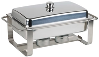 Caterer Pro Chafing Dish Edelstahl, stapelbar, 9 L 64 x 35 cm, H: 34 cm, GN 1/1 _1