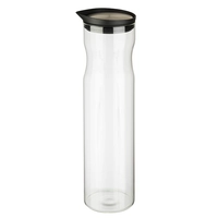 en verrekaraffe, Ø 8 cm, H: 32 cm, 1.2 l en verre, en Inox, Silikon_1