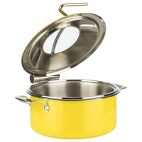 Chafing Dish 4-pièces, Ø 30.5 cm, H: 17.5 cm en Inox, jaune_1