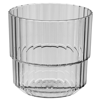 Trinkbecher Linea, grau, 220 ml, stapelbar Ø 8.5 cm, H: 8 cm, Tritan_1