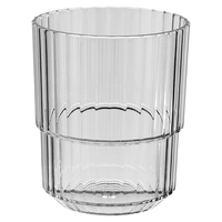 Trinkbecher Linea, grau, 300 ml, stapelbar Ø 8.5 cm, H: 10 cm, Tritan Ø 8.5 cm, H: 10 cm, Tritan