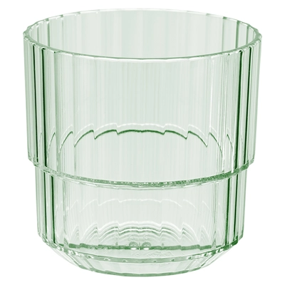 Trinkbecher Linea, grün, 220 ml, stapelbar Ø 8.5 cm, H: 8 cm, Tritan Ø 8.5 cm, H: 8 cm, Tritan_1