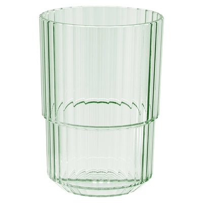 Trinkbecher Linea, grün, 400 ml, stapelbar Ø 8.5 cm, H: 12 cm, Tritan Ø 8.5 cm, H: 12 cm, Tritan_1