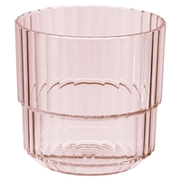 Trinkbecher Linea, pink, 220 ml, stapelbar Ø 8.5 cm, H: 8 cm, Tritan Ø 8.5 cm, H: 8 cm, Tritan