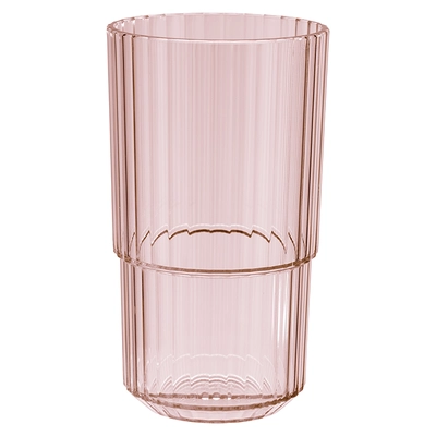 Trinkbecher Linea, pink, 500 ml, stapelbar Ø 8.5 cm, H: 15 cm, Tritan Ø 8.5 cm, H: 15 cm, Tritan_1