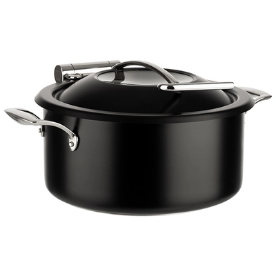 Chafing Dish 4-pièces, Ø 30.5 cm, H: 17.5 cm en Inox, noir_1