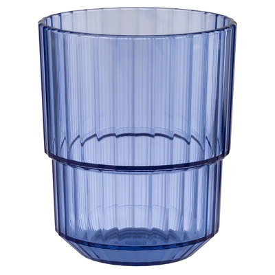 Trinkbecher Linea, blau, 150 ml, stapelbar Ø 6.5 cm, H: 8 cm, Tritan Ø 6.5 cm, H: 8 cm, Tritan_1