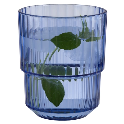 Trinkbecher Linea, blau, 150 ml, stapelbar Ø 6.5 cm, H: 8 cm, Tritan Ø 6.5 cm, H: 8 cm, Tritan_2