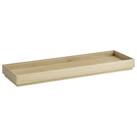 GN 2/4 Base en bois Valo, 53 x 16.2 cm H: 4.5 cm