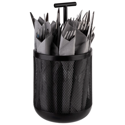 Dart Range-couverts, noir, Ø 12 cm, H: 25 cm _2