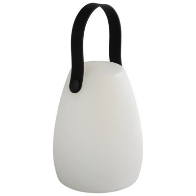 Lampe de table Niels. Ø 11.5 cm, H: 16 cm, blanc, Polyethylen_1