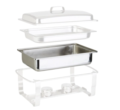 Récipient bain-marie à l'unité réchange, 9 L, 55 x 35 cm, H: 12 cm, GN 1/1, GN 1/1_1