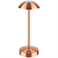 Lampe de table Alva, Ø 8 cm, H: 20 cm, cuivre 