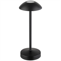 Lampe de table Alva, Ø 8 cm, H: 20 cm, noir 