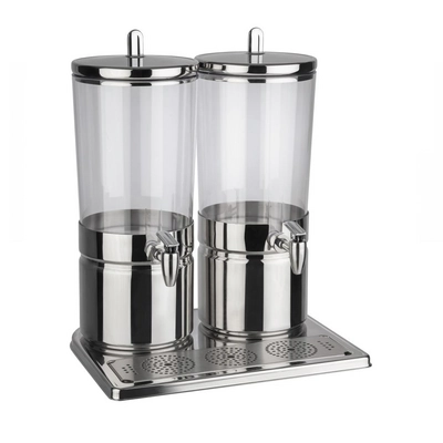 Distributeur à jus de fruits Duo Top Fresh, 2 x 6l en inox_1