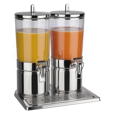 Distributeur à jus de fruits Duo Top Fresh, 2 x 6l en inox_2