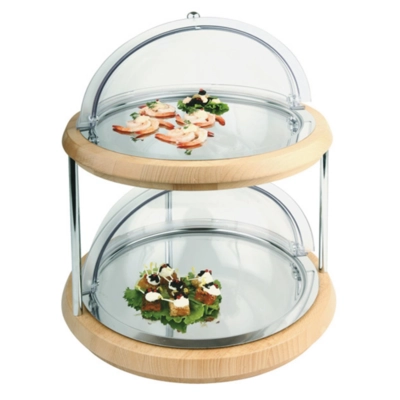 Vitrine de buffet, 60 x 41 cm, H: 36 cm, set à 12 pcs, sans cloches_1