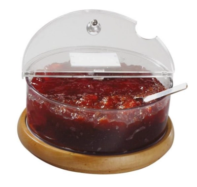 Kühlschale Top Fresh Maxi, Ø 22 cm, H: 14 cm, 2.5l Fuss Buchenholz Fuss Buchenholz_1