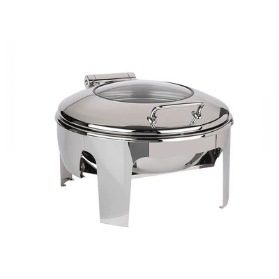 Easy Induction Chafing Dish ronde, inox, 6 L, 46 x 50 cm, H: 30 cm_1