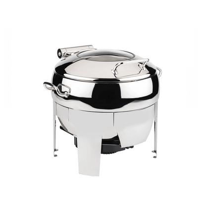 Easy Induction Chafing Dish ronde, inox, 11 L, 48 x 42 cm, H: 39 cm_1