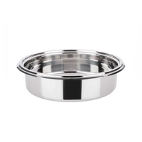 Récipient pour bain-marie ronde inox, Ø 39 cm, 6 L 