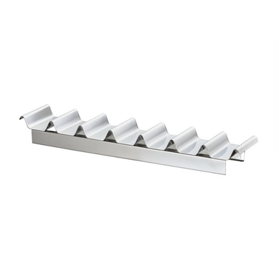 Snackpresenter, 47.5 x 10.5 cm, H: 6 cm Edelstahl, hochglanzpoliert_1