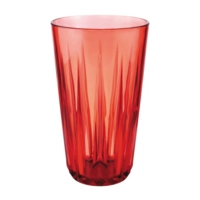 Trinkbecher Crystal, Tritan, rot 9 cm Ø, H: 15.5 cm, 500 ml