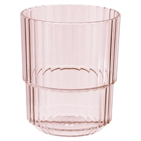 Trinkbecher Linea, pink, 300 ml, stapelbar Ø 8.5 cm, H: 10 cm, Tritan